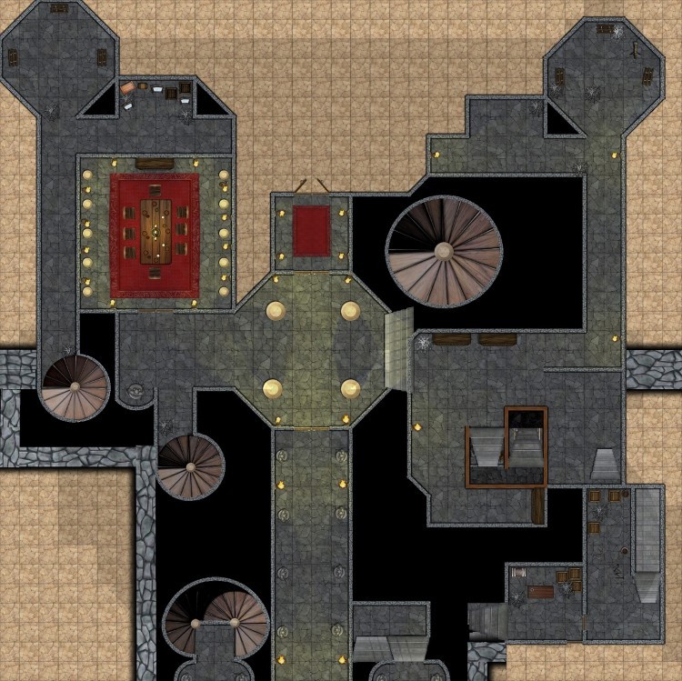 ravenloft castle map