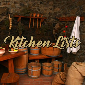 Kitchen Lists LL