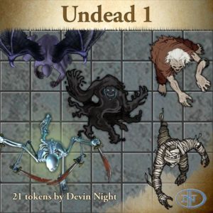 Token Pack 26: Undead 1 DN