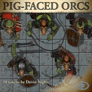Token Pack 30: Pig-Faced Orcs DN