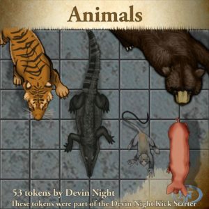 Token Pack 34: Animals DN