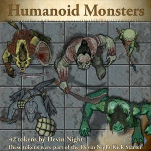 Token Pack 36: Humanoid Monsters DN
