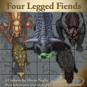 Token Pack 42: Four Legged Fiends DN