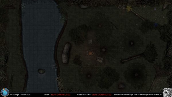 The user interface for the Arkenforge Touch Client