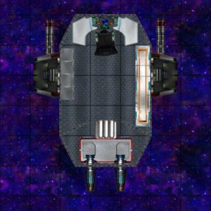 Small fighter spaceship map Small Fighter Spaceship map