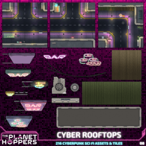The Planet Hoppers - Cyberpunk - Cyber Rooftops