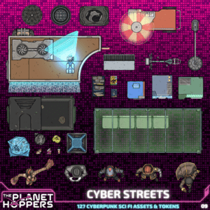 The Planet Hoppers - Cyberpunk - Cyber Streets