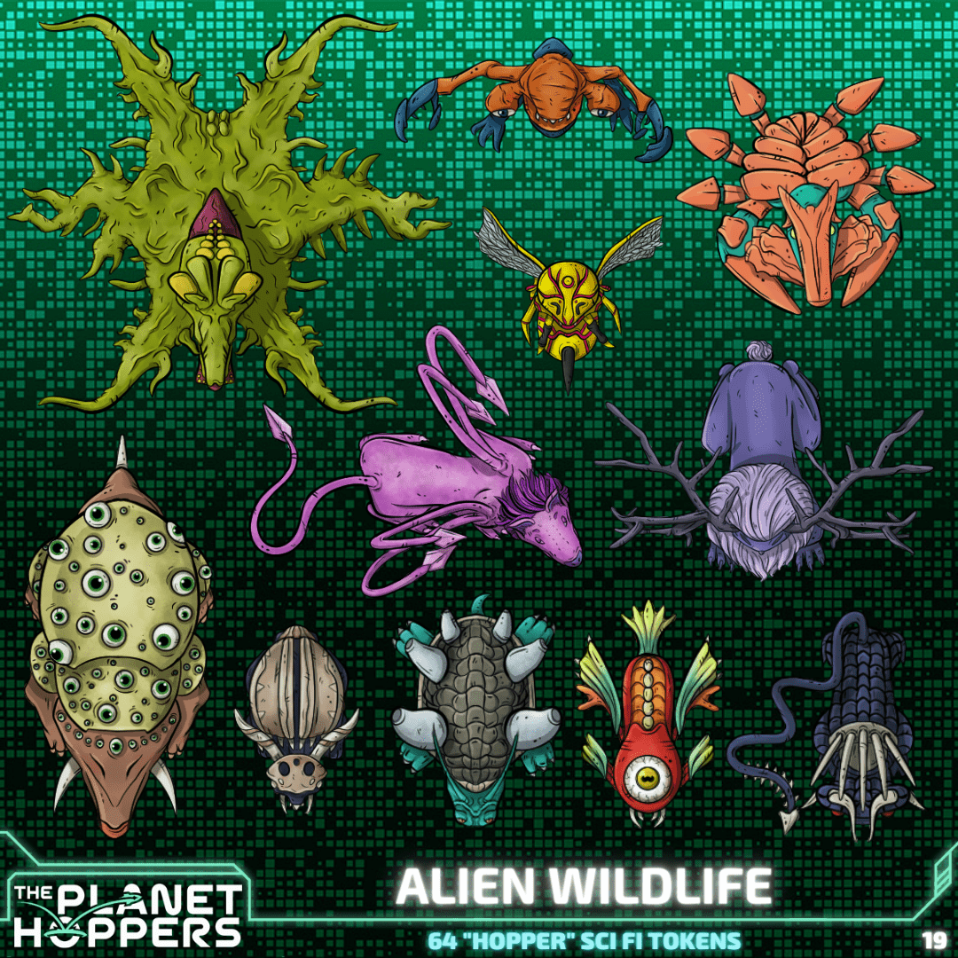 The Planet Hoppers - Alien Wildlife