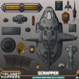 The Planet Hoppers - Space Western Scrapper