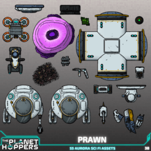 The Planet Hoppers - Aurora PRAWN