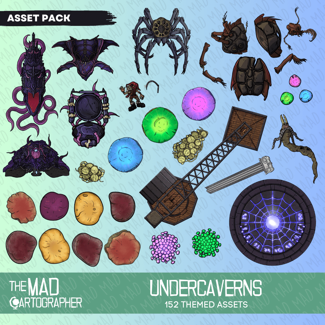 The MAD Cartographer Assets - Undercaverns