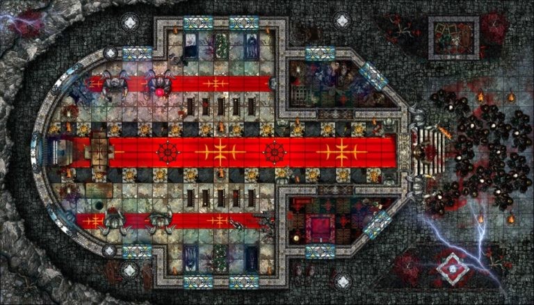 Dark Fantasy Encounter Maps - Arkenforge Tabletop