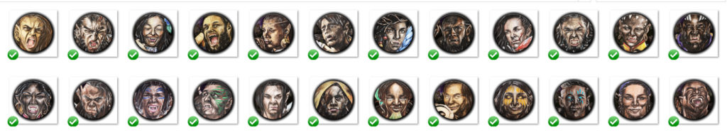 Half orc token pack - Arkenforge Tabletop