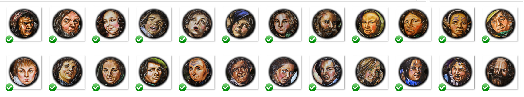 Halfling token pack - Arkenforge Tabletop