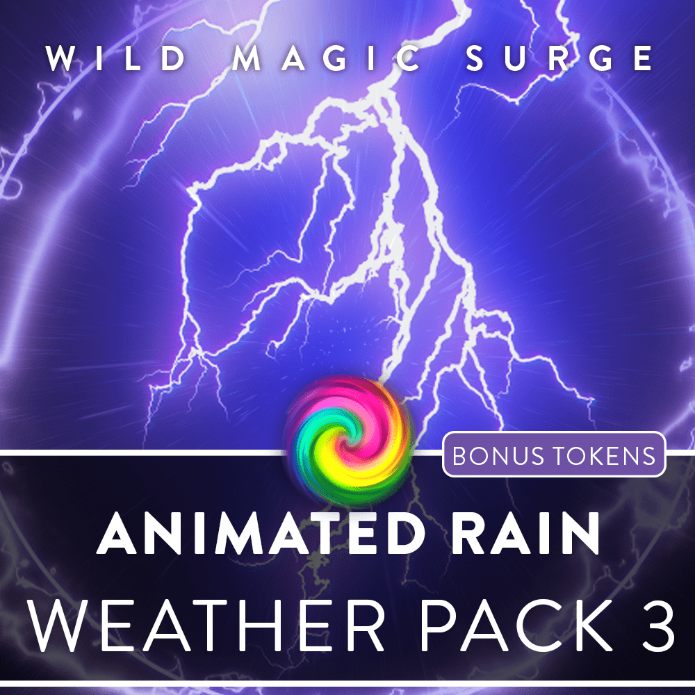 Animated Rain Weather Pack 3 - WMS - Arkenforge Tabletop