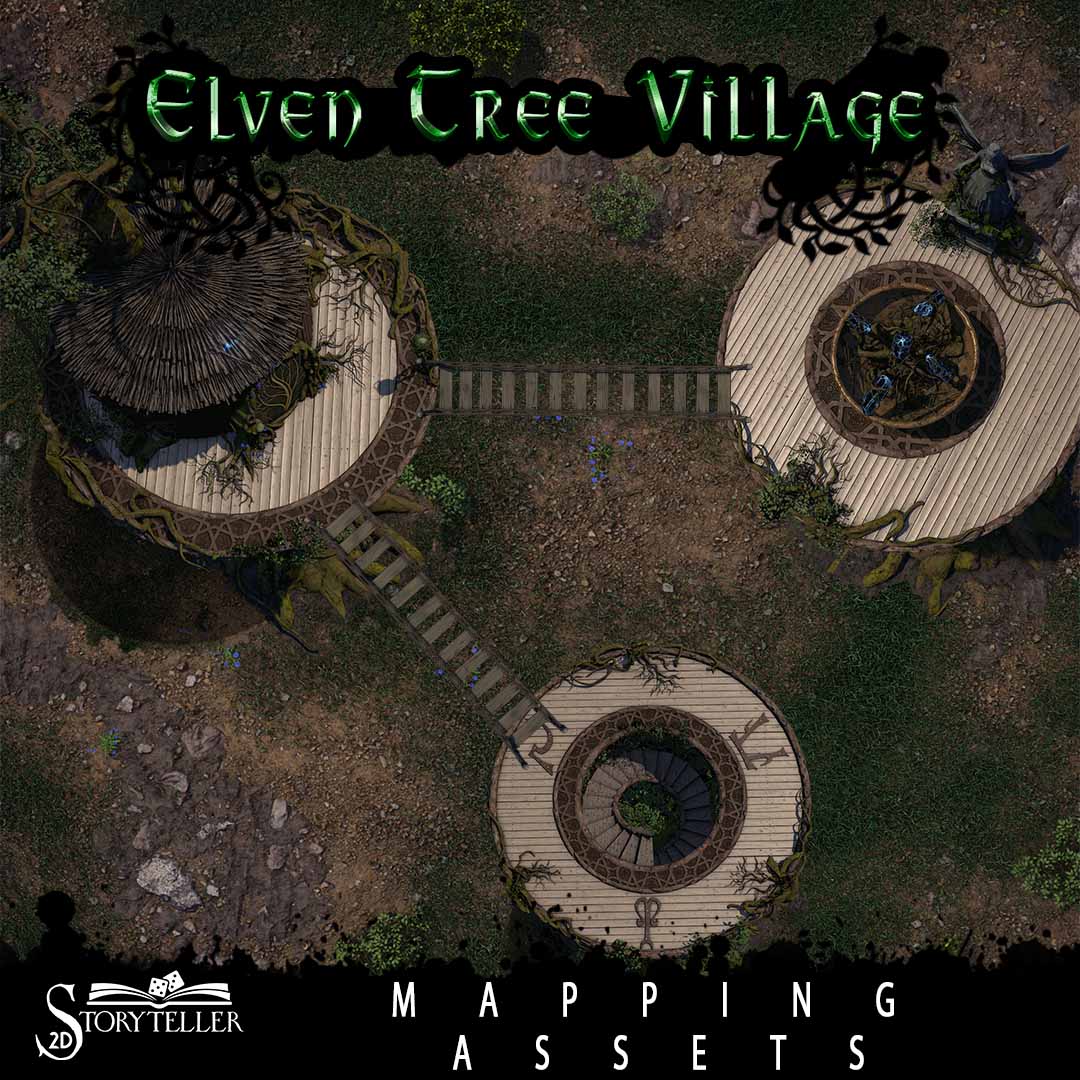 Elven Tree Village 2ds - Arkenforge Tabletop