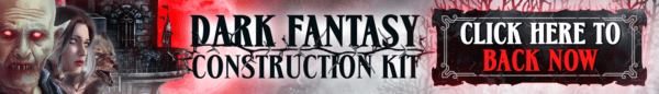 A clickable banner for the Dark Fantasy Construction Kit kickstarter