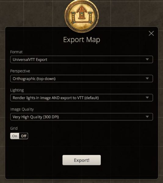 Dungeon Alchemist UVTT Export