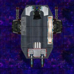 Small Fighter Spaceship map
